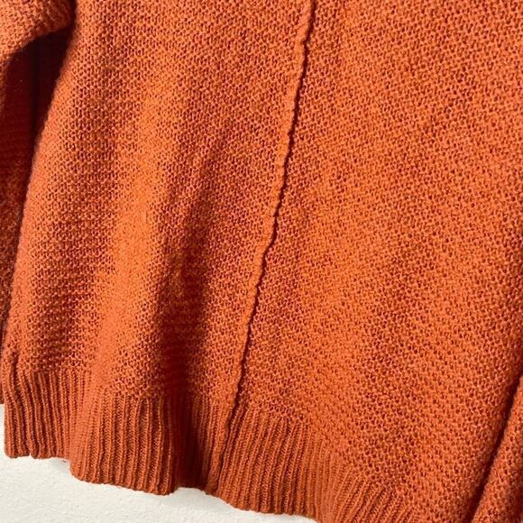 Michael Kors Sweater Women's Small Orange V-neck Wool Bland Casual - Picture 11 of 11